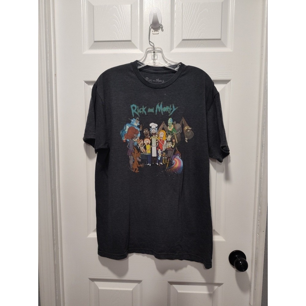 Rick And Morty‎ Ripple Junction Men's Large Graphic Crew Neck T-Shirt